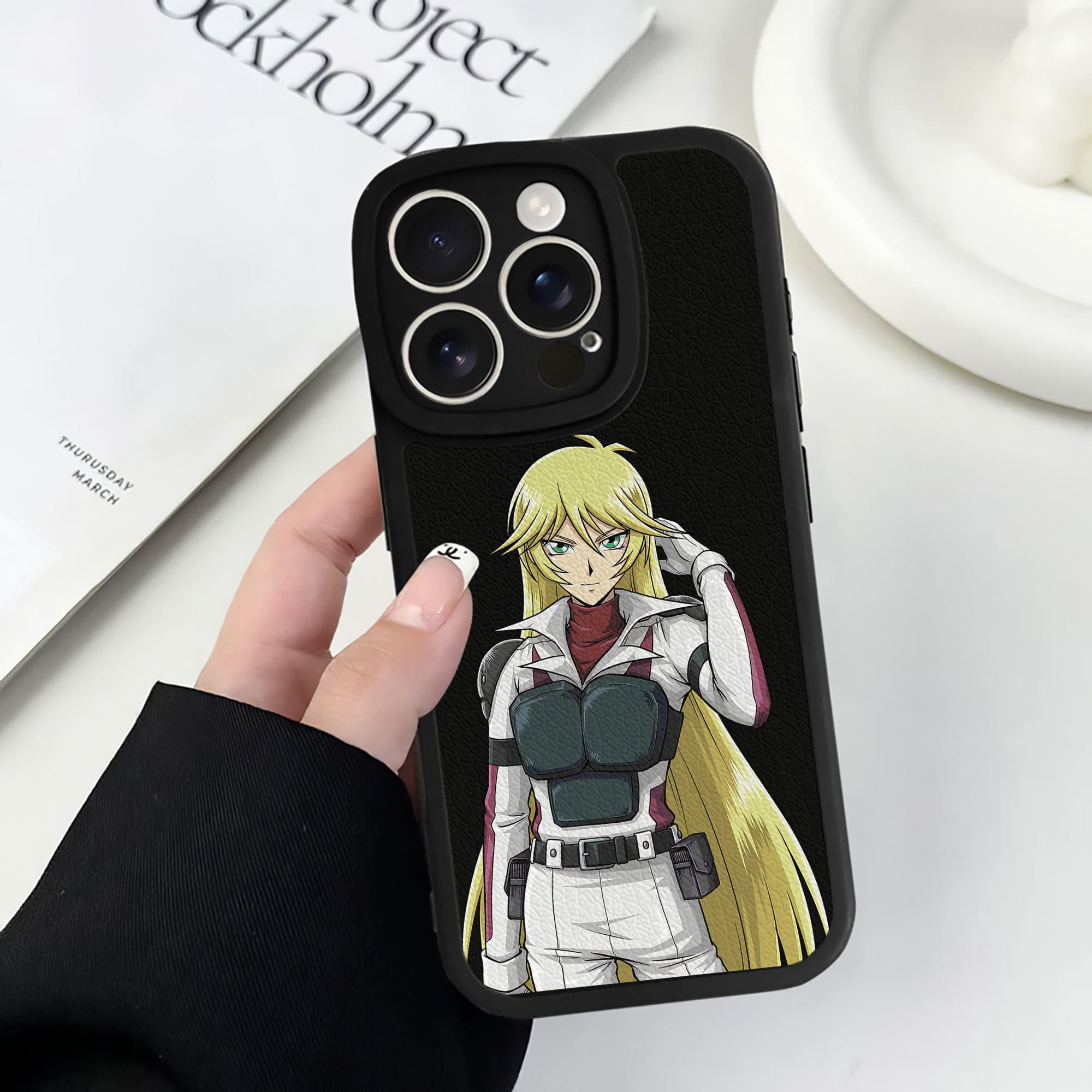 （画像用） 遊☆戯☆王 Yu-Gi-Oh! 【iPhone 16シリーズ対応】シリコンスマホケース（レザー調） 材質：シリコン